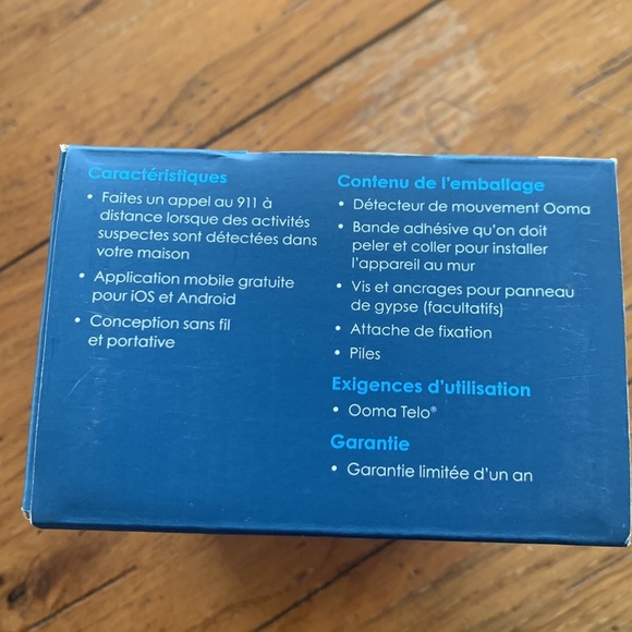 Ooma Home Motion Sensor P/N 100-0322-200 Electronic Product New in Box - Picture 10 of 11